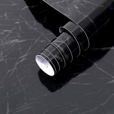 DOM EXPORT Abstract Black Wallpaper(200 cm x 60 cm)