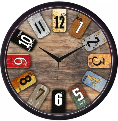 Shree shyam baba Analog-Digital 25 cm X 25 cm Wall Clock(Black, With Glass, Standard)