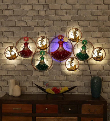 Mahalaxmi Art And Craft Musician Ring doll with Led(32 inch X 60 inch, Multicolor)