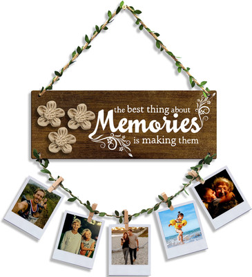 Suveharts Wall Hanging Decorative Items | Decor Items | Photo Frame-09(41 cm X 35 cm, Brown)