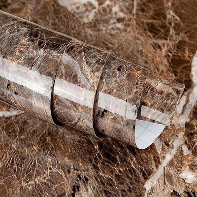 DOM EXPORT Abstract Brown Wallpaper(200 cm x 60 cm)