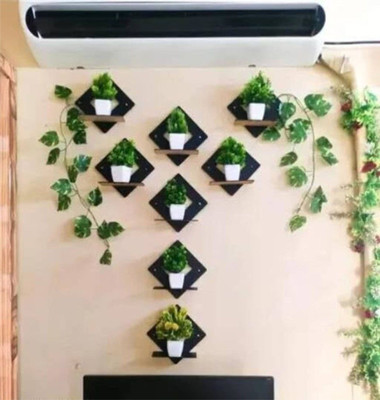 KV Art Kite Combo Eight Set Black Frame Home Decor MDF Wooden Wall Hanger for Bed Room.(7 inch X 7 inch, Black)