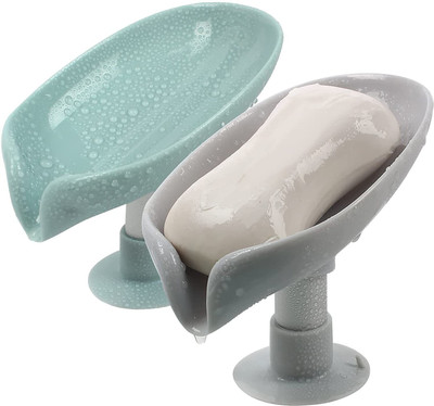KRAZE 2 Pack Self Draining Soap Dish.1(White)
