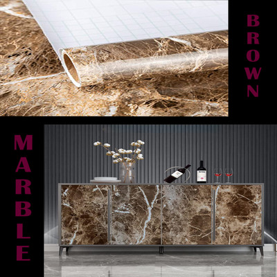 WALLVEAR Architecture Brown Wallpaper(200 cm x 60 cm)