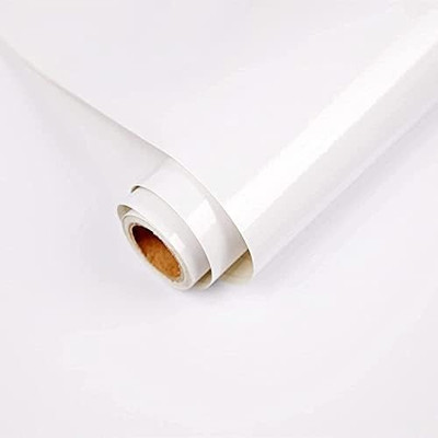 DUDHAT EXPORT Vinyl, Paper Abstract White Wallpaper(L x W: 200 cm x 60 cm)