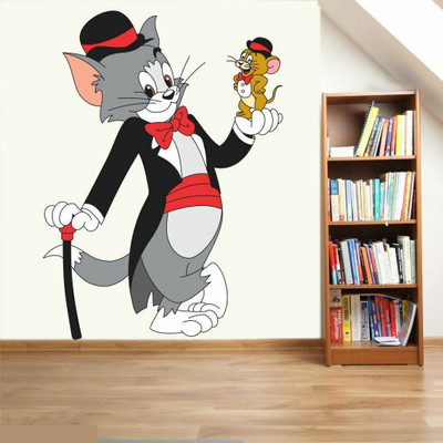 STICKERAURA Tom And Jerry(Multicolor)