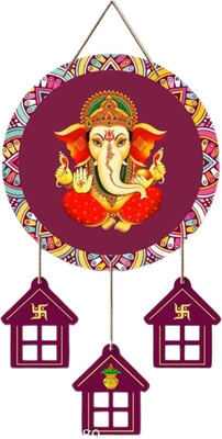 BMB collection Wooden Religious Name Plate(Multicolor)