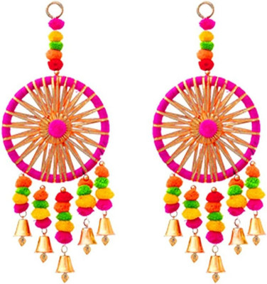 shanu craft and creations Walldecor Pack of 2(Pink)