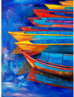 Artzfolio Canvas 24 inch x 18 inch Painting(Without Frame)