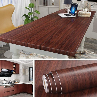 DOM EXPORT Abstract Brown Wallpaper(200 cm x 60 cm)
