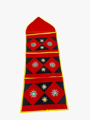 Puri Handicraft handcraftedd wall hanging letter bax(Red, Black)