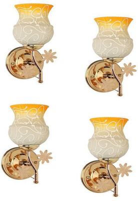 Adwait Wallchiere Wall Lamp Without Bulb(Pack of 4)
