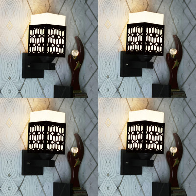 shyam enterprises Uplight Wall Lamp Without Bulb(Pack of 4)