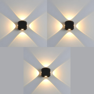 Volt Vision Wallchiere Wall Lamp With Bulb(Pack of 3)