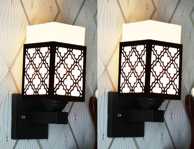 SAHDEV ENTERPRISES Uplight Wall Lamp Without Bulb(Pack of 2)