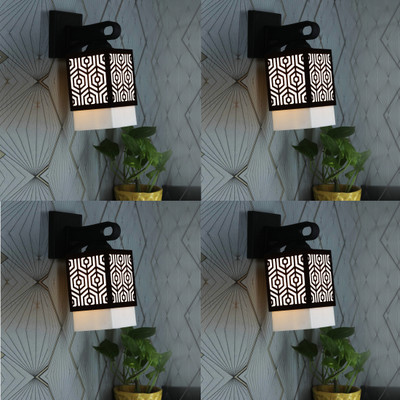 shyam enterprises Uplight Wall Lamp Without Bulb(Pack of 4)