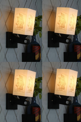 Gojeeva Uplight Wall Lamp Without Bulb(Pack of 4)