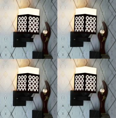 BHARAT ENTERPRISES Uplight Wall Lamp Without Bulb(Pack of 4)