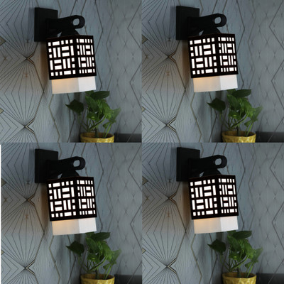 Kiyan traders Uplight Wall Lamp Without Bulb(Pack of 4)