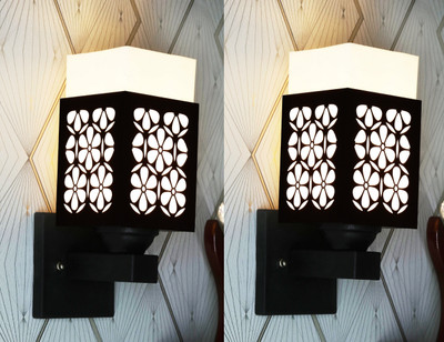 Gojeeva Uplight Wall Lamp Without Bulb(Pack of 2)