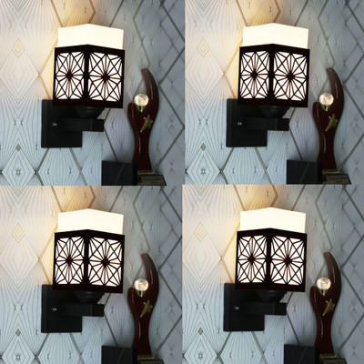 shyam enterprises Uplight Wall Lamp Without Bulb(Pack of 4)