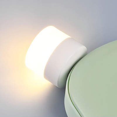 kirfiz 1 W Round LED Bulb(Multicolor, Pack of 2)