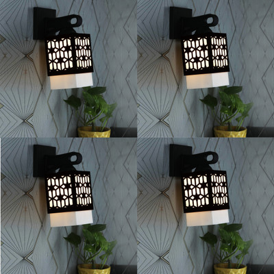 Arti Traders Uplight Wall Lamp Without Bulb(Pack of 4)