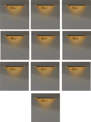 D'Mak Picture Light Wall Lamp Without Bulb(Pack of 10)