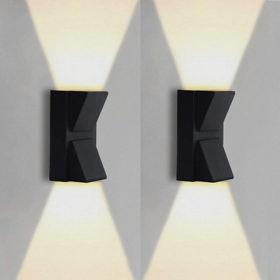 D'Mak Uplight Wall Lamp Without Bulb(Pack of 2)