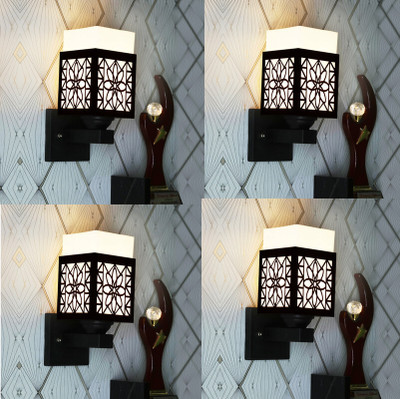 Shree Shyam Uplight Wall Lamp Without Bulb(Pack of 4)