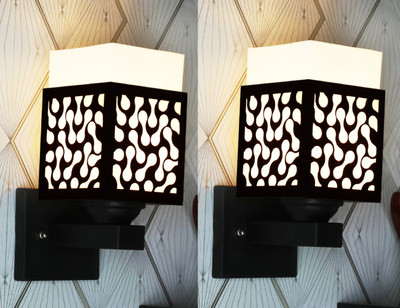 SAHDEV ENTERPRISES Uplight Wall Lamp Without Bulb(Pack of 2)