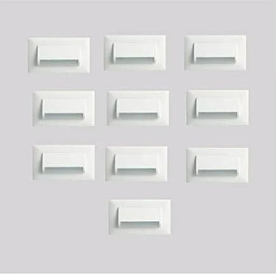 EMINENT TRADERS Step Light Wall Lamp With Bulb(Pack of 10)