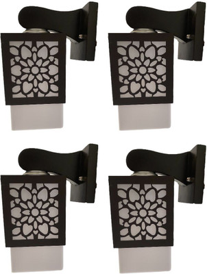 Whiteray Wallchiere Wall Lamp Without Bulb(Pack of 4)