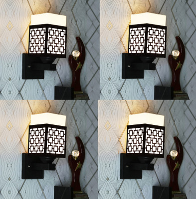 shyam enterprises Uplight Wall Lamp Without Bulb(Pack of 4)