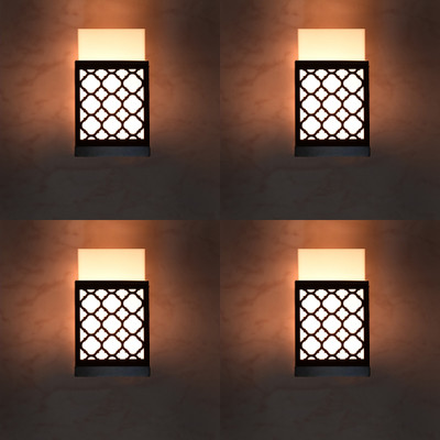 Gojeeva Uplight Wall Lamp Without Bulb(Pack of 4)