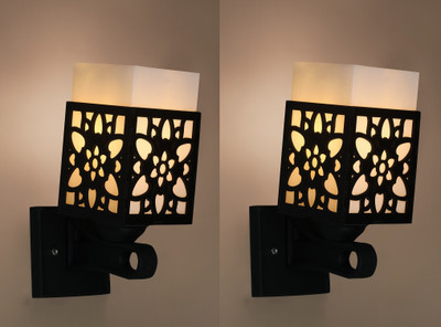 Gojeeva Uplight Wall Lamp Without Bulb(Pack of 2)