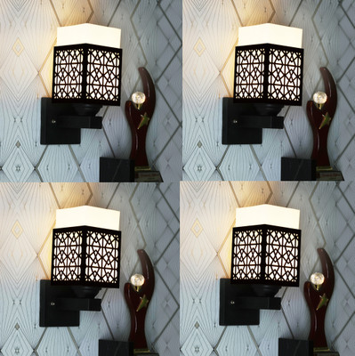Arti Traders Uplight Wall Lamp Without Bulb(Pack of 4)