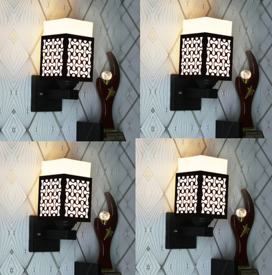 TrendyHouse Uplight Wall Lamp Without Bulb(Pack of 4)
