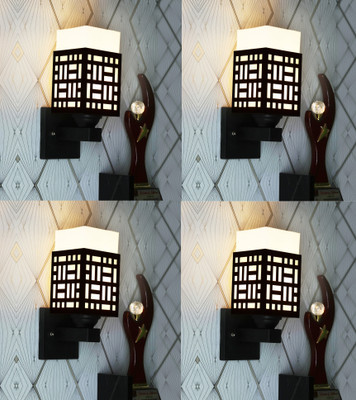 Gojeeva Uplight Wall Lamp Without Bulb(Pack of 4)