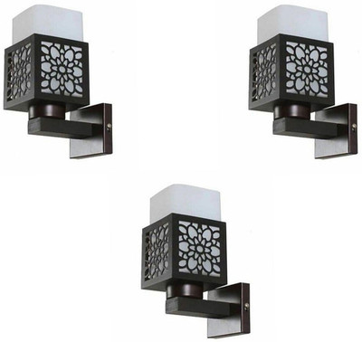 GALAXY Uplight Wall Lamp With Bulb(Pack of 3)