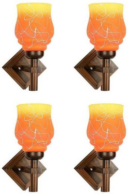 Gojeeva Wallchiere Wall Lamp Without Bulb(Pack of 4)