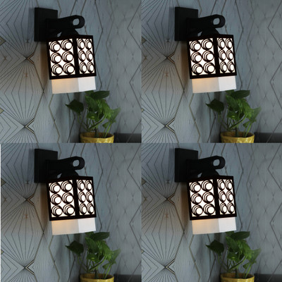 Arti Traders Uplight Wall Lamp Without Bulb(Pack of 4)