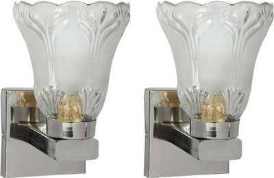 Gojeeva Uplight Wall Lamp Without Bulb(Pack of 2)