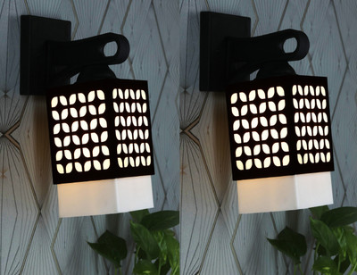shyam enterprises Uplight Wall Lamp Without Bulb(Pack of 2)