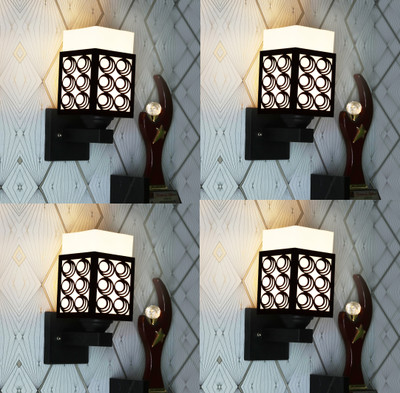 Kiyan traders Uplight Wall Lamp Without Bulb(Pack of 4)
