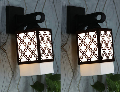 SAHDEV ENTERPRISES Uplight Wall Lamp Without Bulb(Pack of 2)