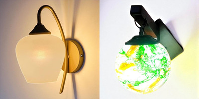 Sadhna Fancy Lighting Swing Arm Wall Light Wall Lamp With Bulb(Pack of 2)