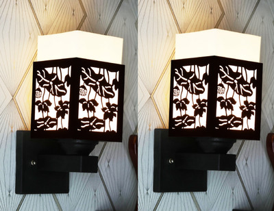 SAHDEV ENTERPRISES Uplight Wall Lamp Without Bulb(Pack of 2)