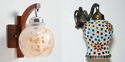 Sadhna Fancy Lighting Swing Arm Wall Light Wall Lamp With Bulb(Pack of 2)