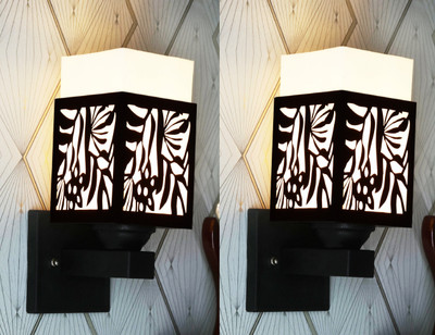 shyam enterprises Uplight Wall Lamp Without Bulb(Pack of 2)